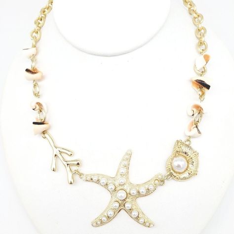Embrace oceanic elegance with our stunning marine necklaces. Handcrafted with genuine seashells, pearls, or marine-inspired motifs, these unique pieces evoke a sense of serenity and adventure. Perfect for adding a touch of coastal charm to any outfit or gifting to the beach lover in your life.
